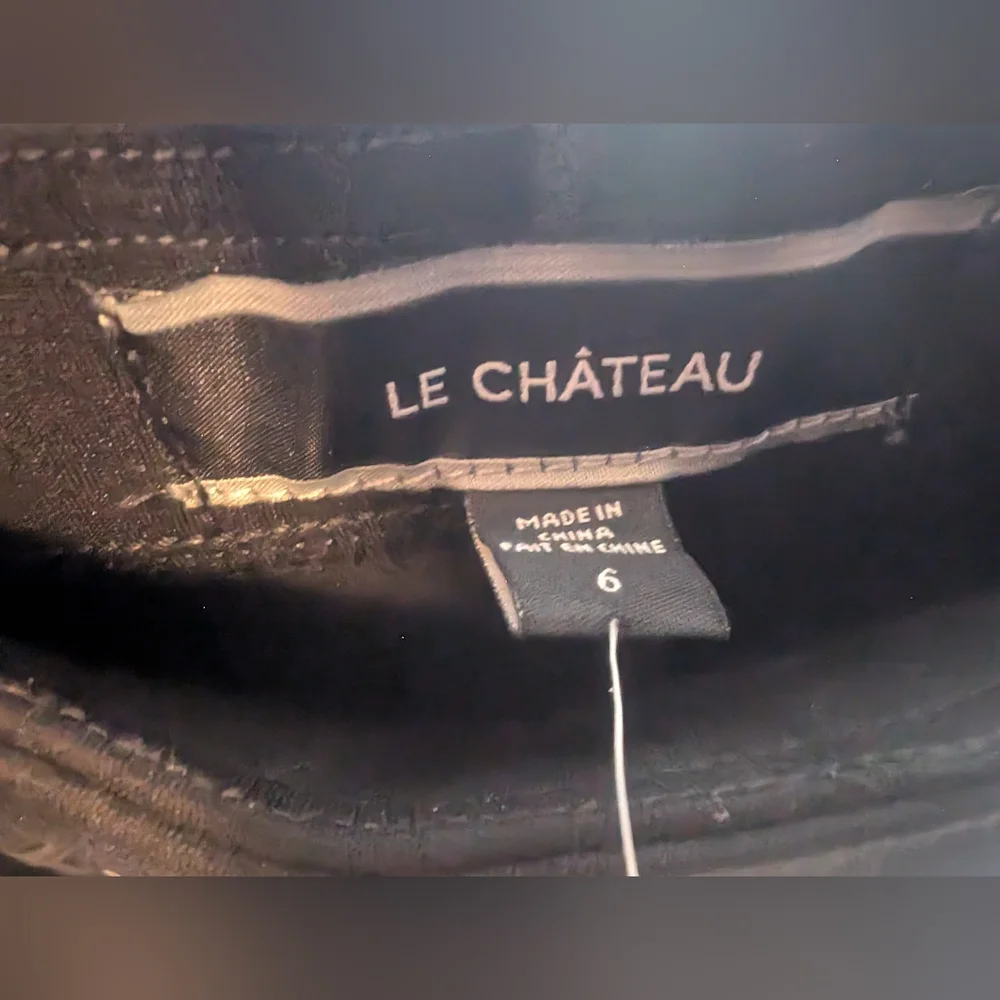 Le Chateau Black Lace-Up Pencil Skirt - Picture 5 of 11